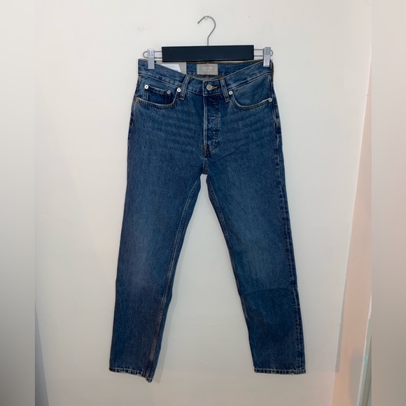BNWT everlane relaxed straight leg medium wash denim - Picture 3 of 4